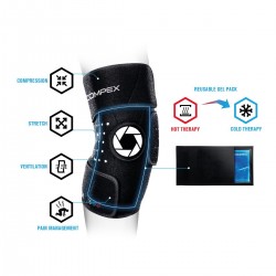 Compex ColdForm Knee Wrap - Chaud/Froid pour le genou