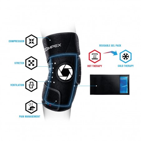 Compex ColdForm Knee Wrap - Warm/Kalt für das Knie Compex ColdForm Knee Wrap - Warm/Kalt für das Knie