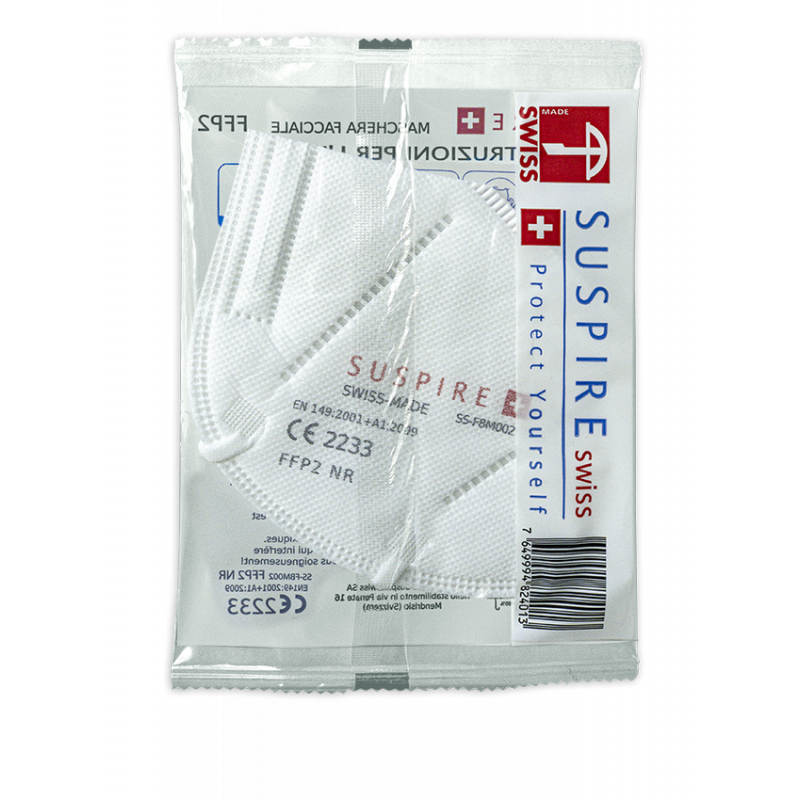 Masque FFP2 Fabrication Suisse (lot de 10)