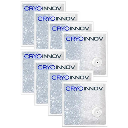8er-Pack FirstIce®-Kompressen für Cryovest® SPORT oder INDUSTRY