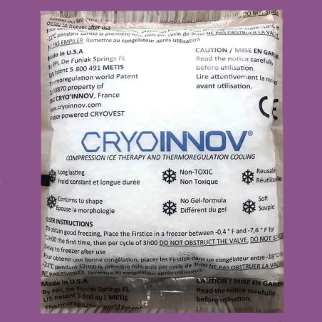 Pack de 5 compresses FirstIce® pour Cryovest® CONFORT Pack de 5 compresses FirstIce® pour Cryovest® CONFORT