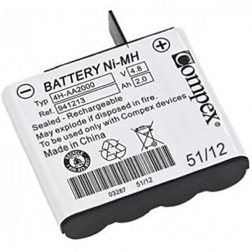 Compex Batterie Standard Ni-MH, 4H-AA 1500 à 4 cellules, Coloris