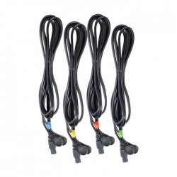 Set de 4 câbles pour Compex série 5 - 6P-Snap
