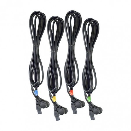 Einzelne Kabel für Compex Serie 5 - 6P-Snap Rot