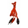 Einzelkabel für Compex SERIE 2/3 - 6P-2P Rot