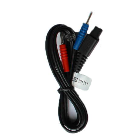 Câble pour Schwa-medico EMP4 Eco+ - EMS4 Pro - Sporécup XTR8 - noir