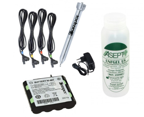 Accessoires électrostimulation : gel, câbles, batteries, chargeur | StenUp